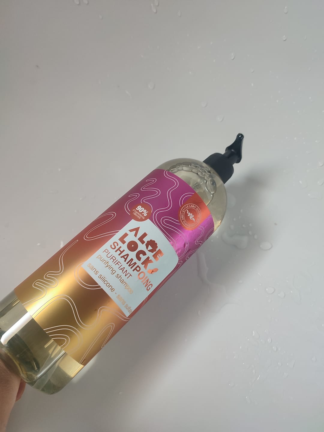 Customer photo review of Aloé Locks - Shampoing Purifiant 1L - Format Familial