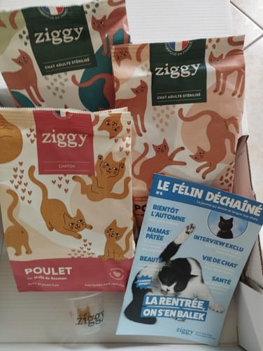 Avis photo d'un client sur Croquettes Chat Stérilisé Sans Céréales - Poulet