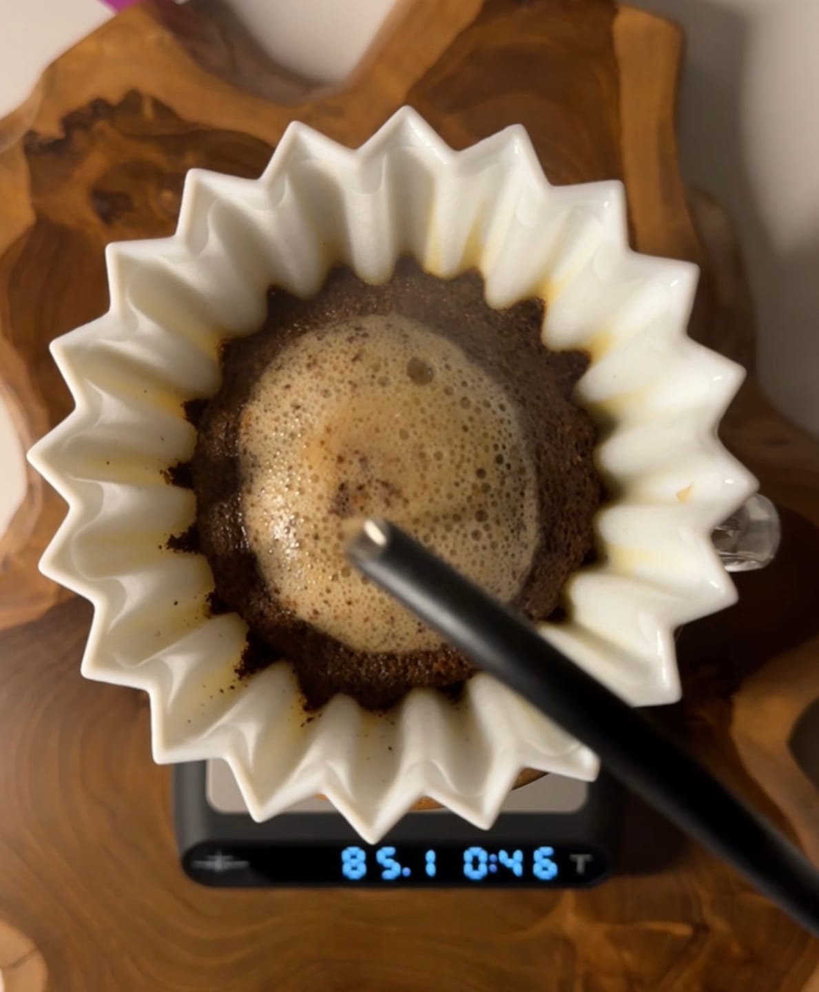 Customer photo review of MHW-3BOMBER Formula Smart Espresso Coffee Scale
