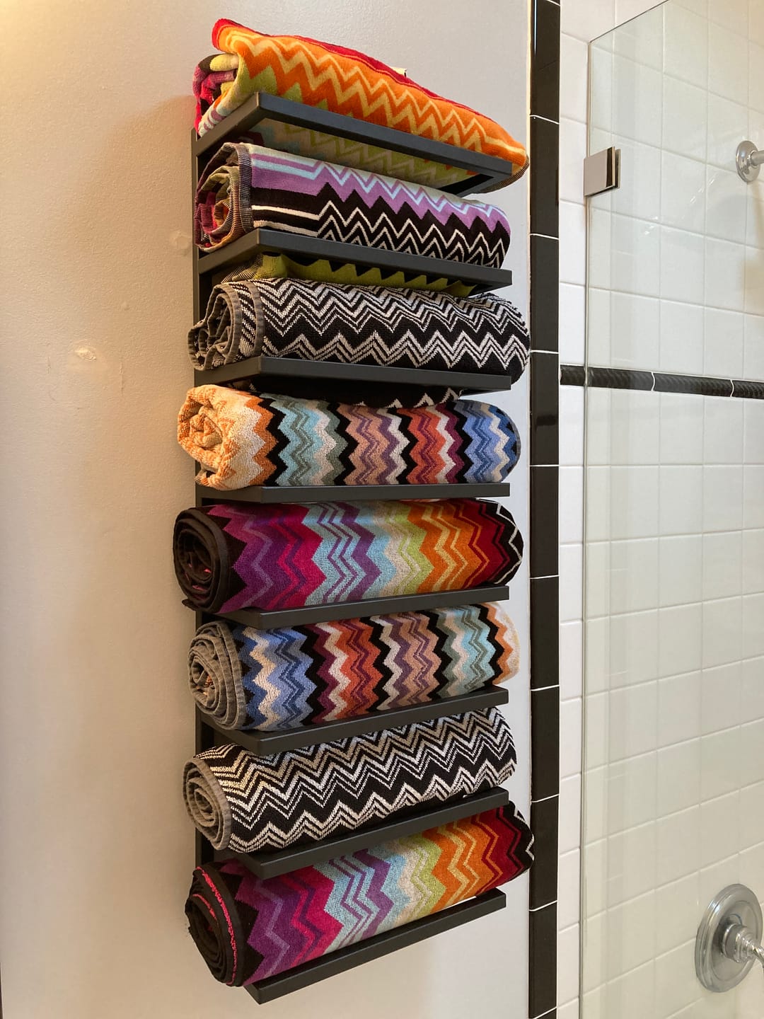 Customer photo review of Multiple Towel Rack