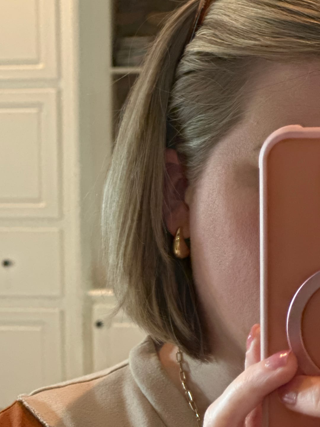 Customer photo review of Curved Midi Hoops