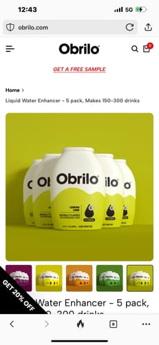 Customer photo review of Obrilo Water Enhancer V2