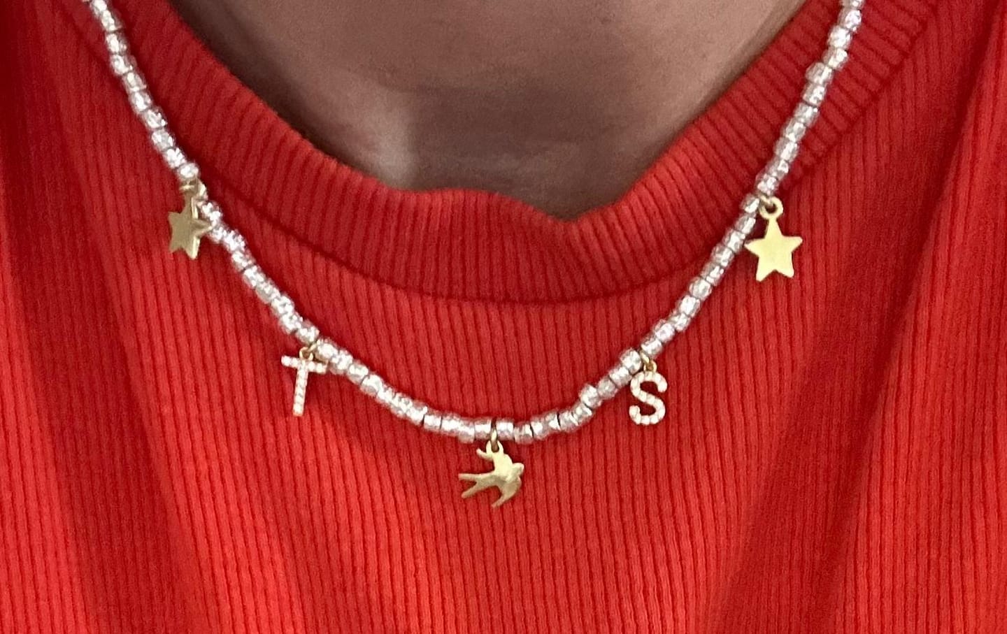 Customer photo review of Collana Granelli e Letterina