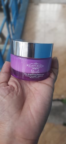 Customer photo review of Ujvala Skin Brightening Moisturizer