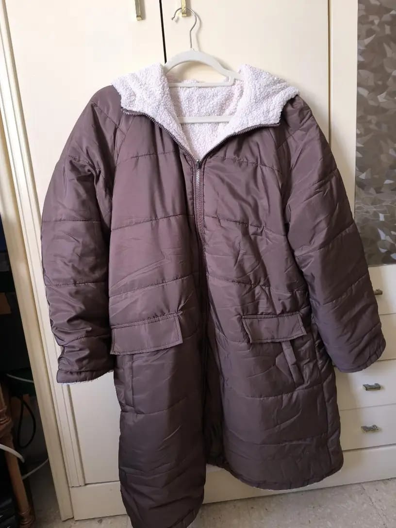 Customer photo review of Damen-Thermomantel mit Fleece-Futter für Herbst und Winter