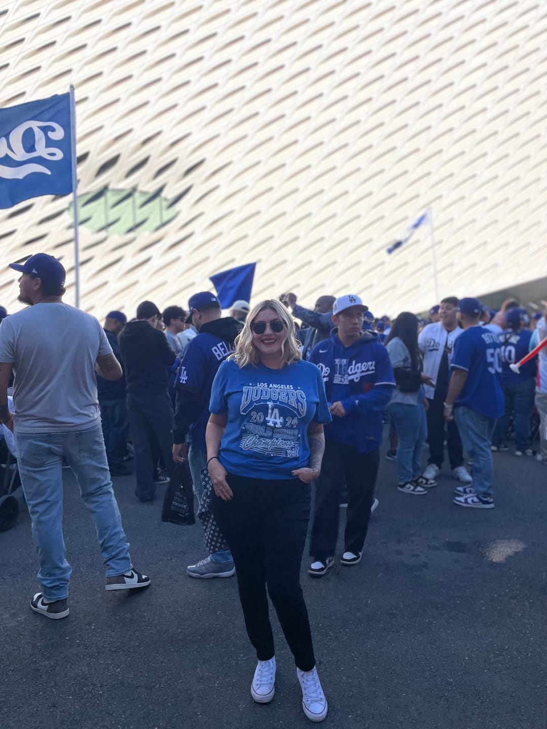 Customer photo review of Men's World Series Champs '47 Franklin Tee | LA 2024
