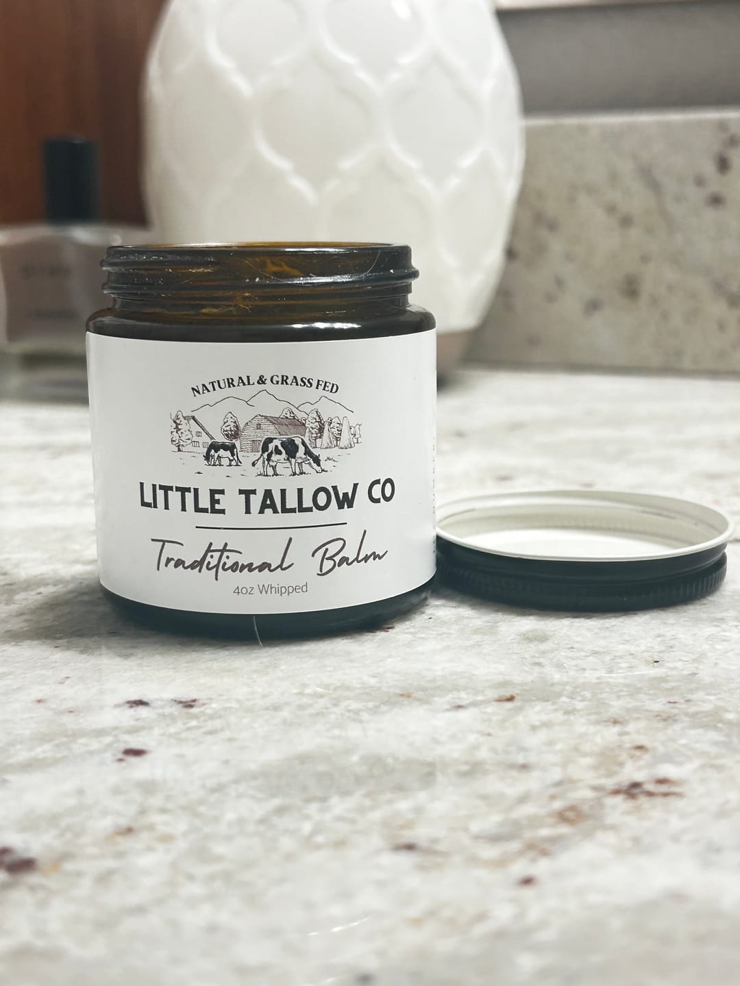 Customer photo review of Traditional Whipped Tallow Balm - 4oz Glass Jar