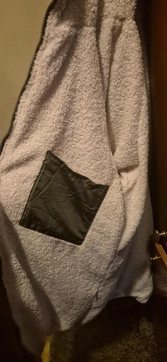 Customer photo review of Damen-Thermomantel mit Fleece-Futter für Herbst und Winter