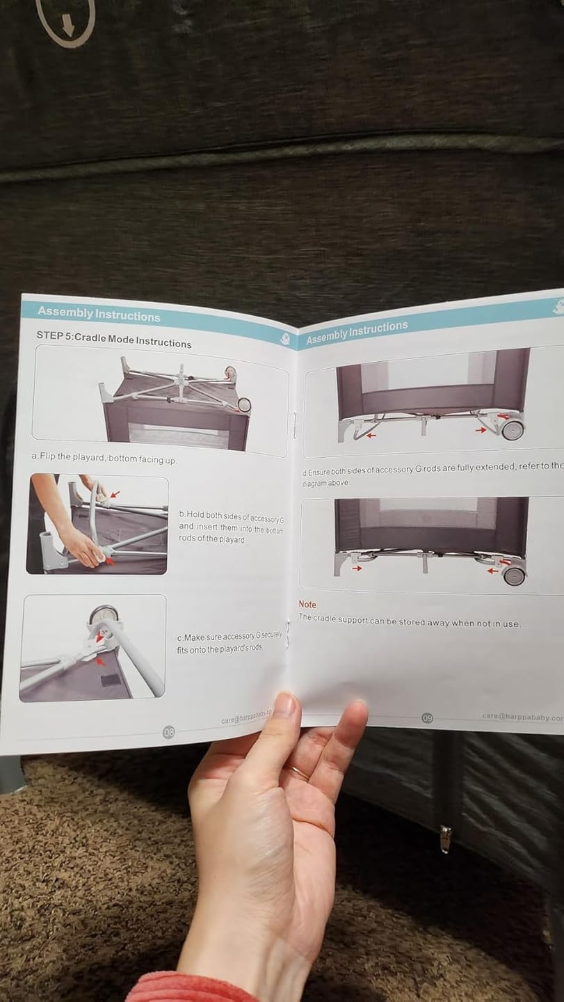 Customer photo review of HARPPA Saimia | 5-in-1 Pack and Play Baby Bassinet & Playard