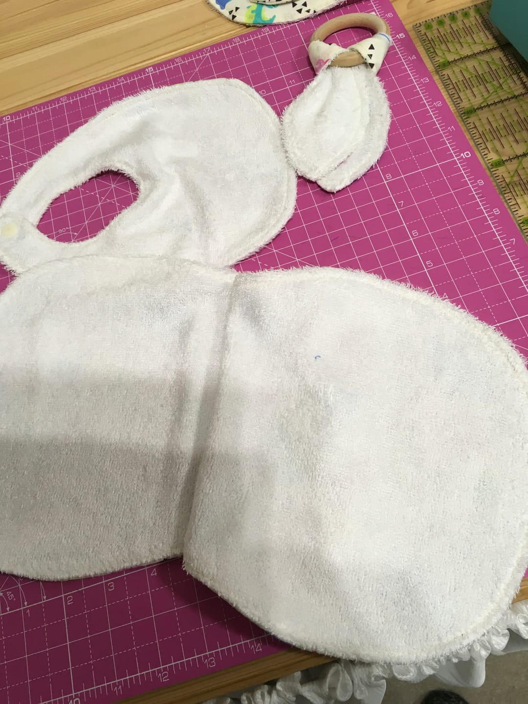 Customer photo review of Bamboo Towelling Fabric