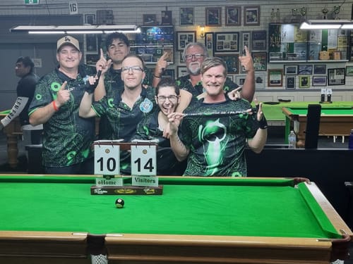 Customer photo review of Maxcorners Billiards 8 Ball Gear Personalized Name 3D Shirt For Steve