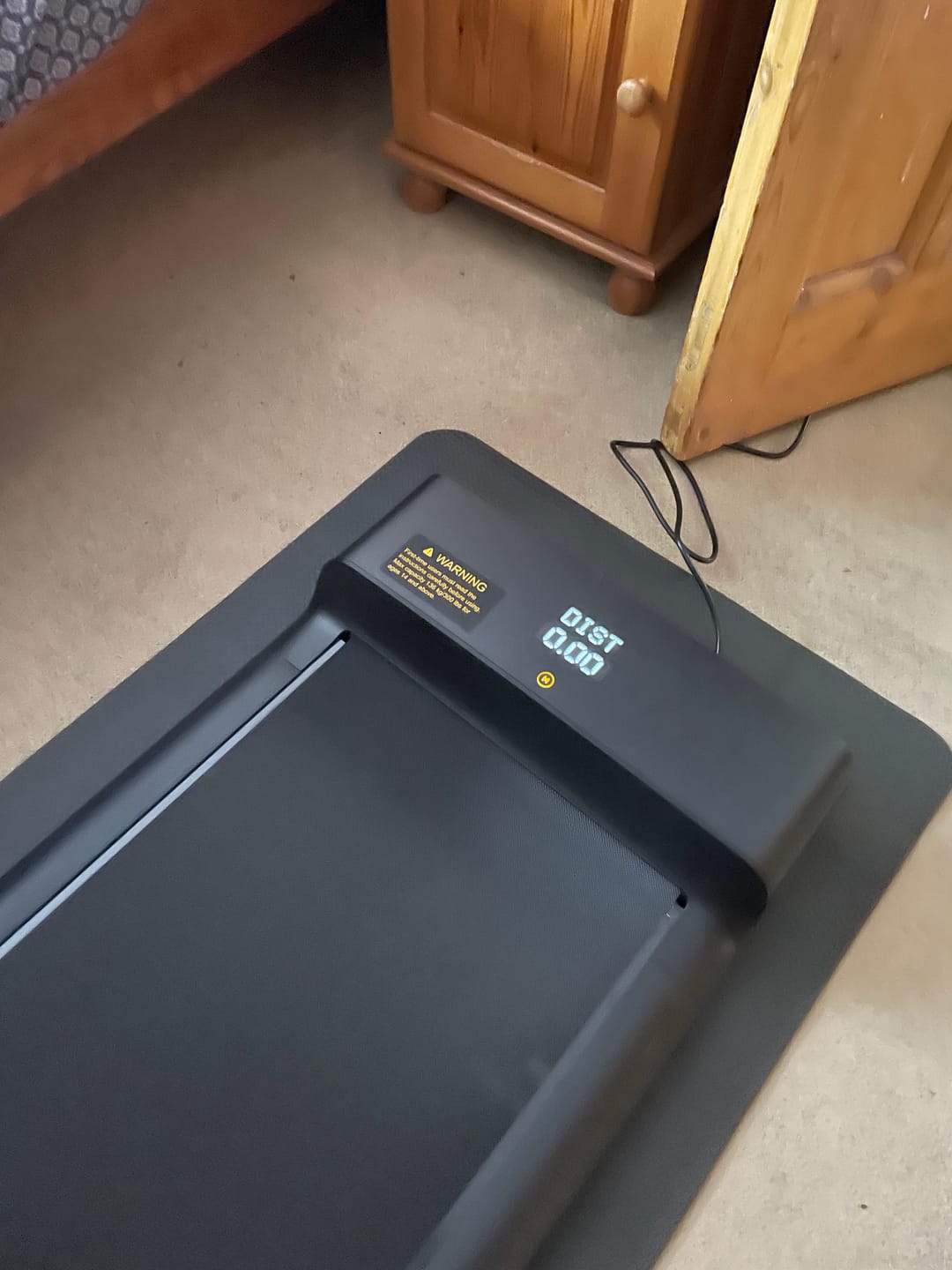 Customer photo review of WalkingPad A1 Pro Folding Under Desk Treadmill 3.72MPH 300lbs For UK
