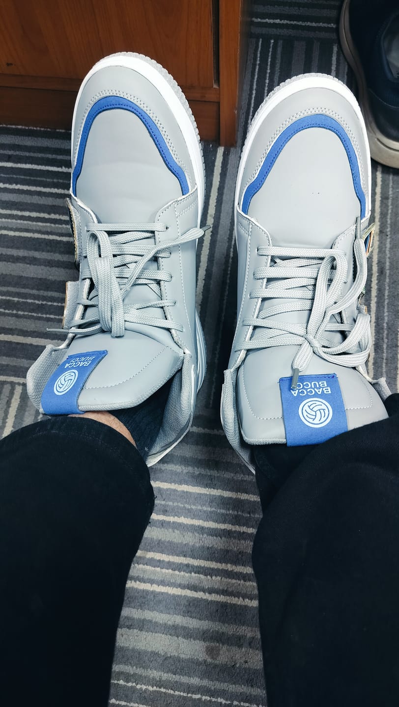 Customer photo review of Bacca Bucci High-Top PATCH-PLAY Men's Sneakers