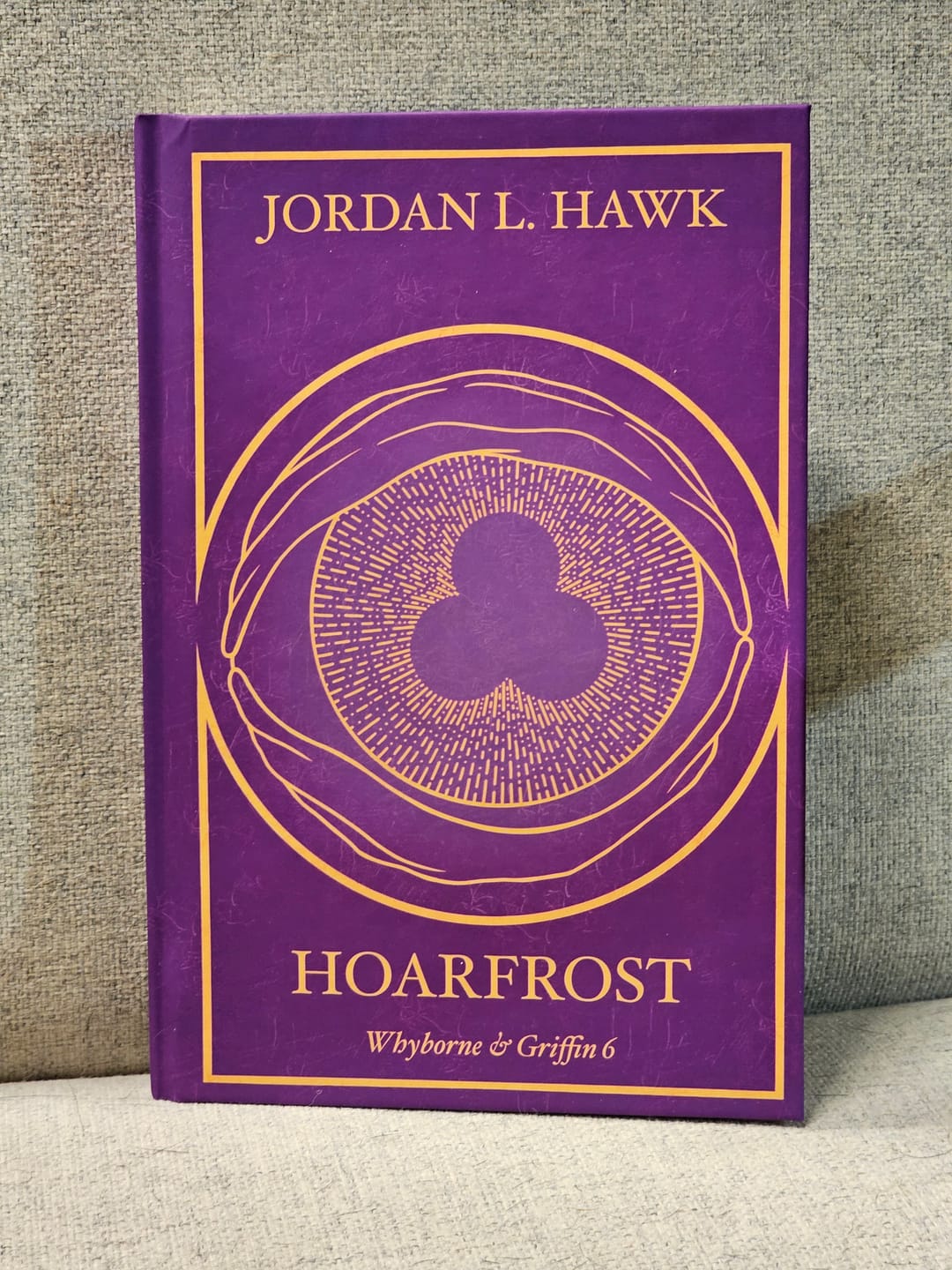 Customer photo review of Hoarfrost (Whyborne & Griffin 6) - HARDCOVER
