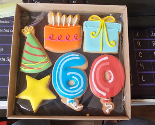 Customer photo review of Birthday Balloon Biscuit Box