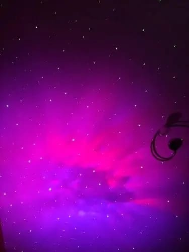 Customer photo review of Astronaut Nebula & Stars LED Projector