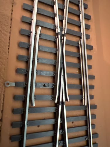 Customer photo review of WalthersTrack 948-83017 Code 83 Nickel Silver DCC Friendly Number 6 Turnout -- Left Hand, HO