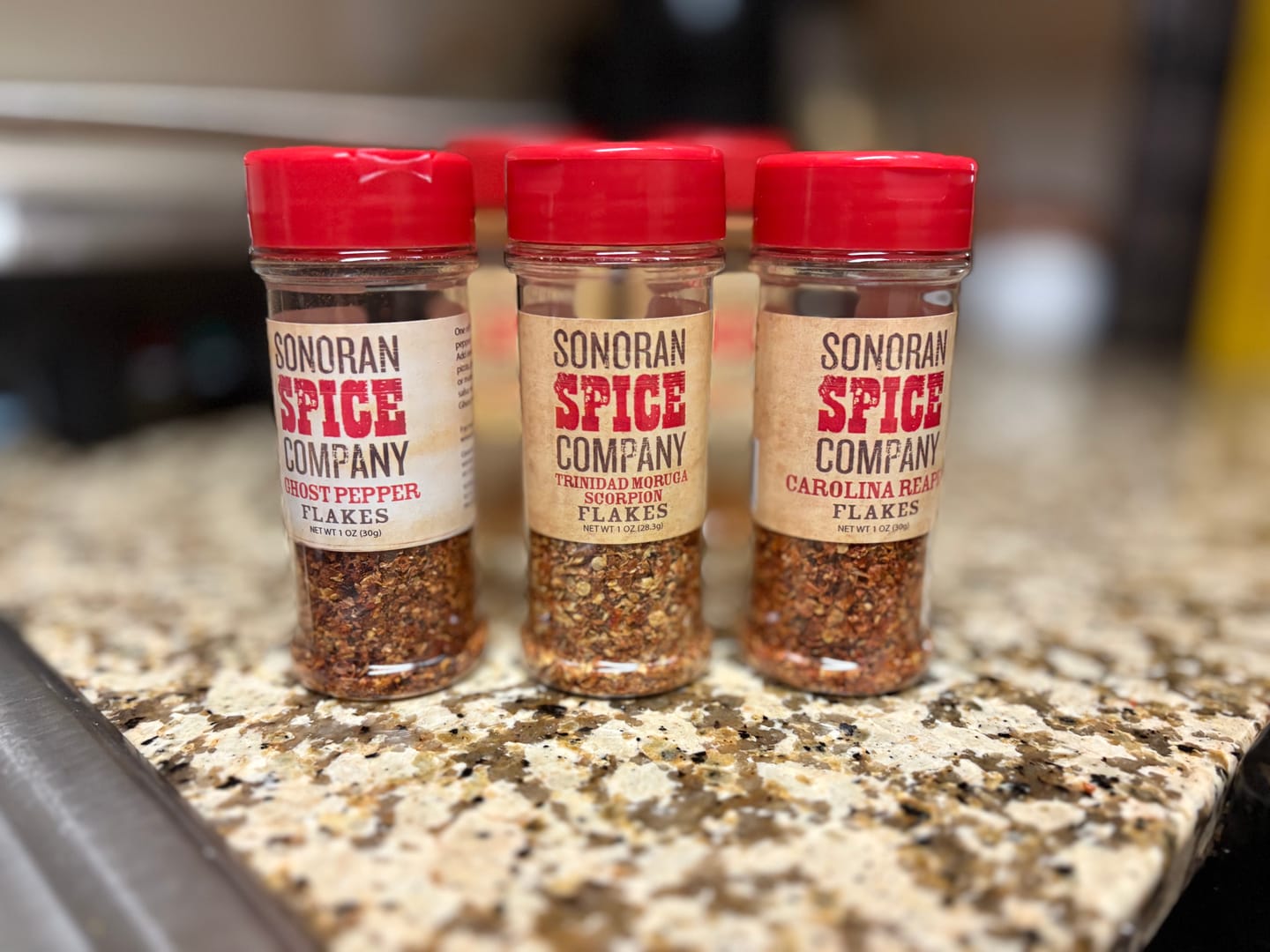 Customer photo review of World's Hottest Pepper Flakes Spice Gift Box