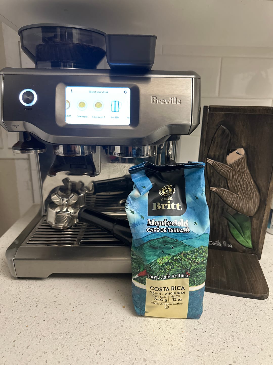 Customer photo review of COSTA RICAN MONTECIELO COFFEE FROM TARRAZÚ