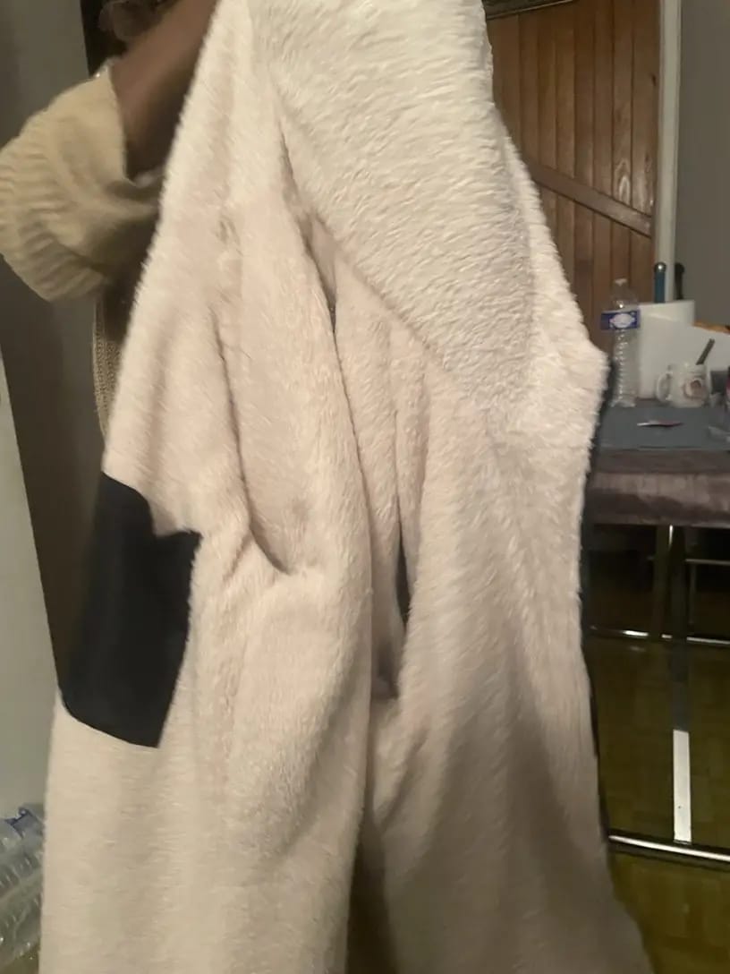Customer photo review of Damen-Thermomantel mit Fleece-Futter für Herbst und Winter