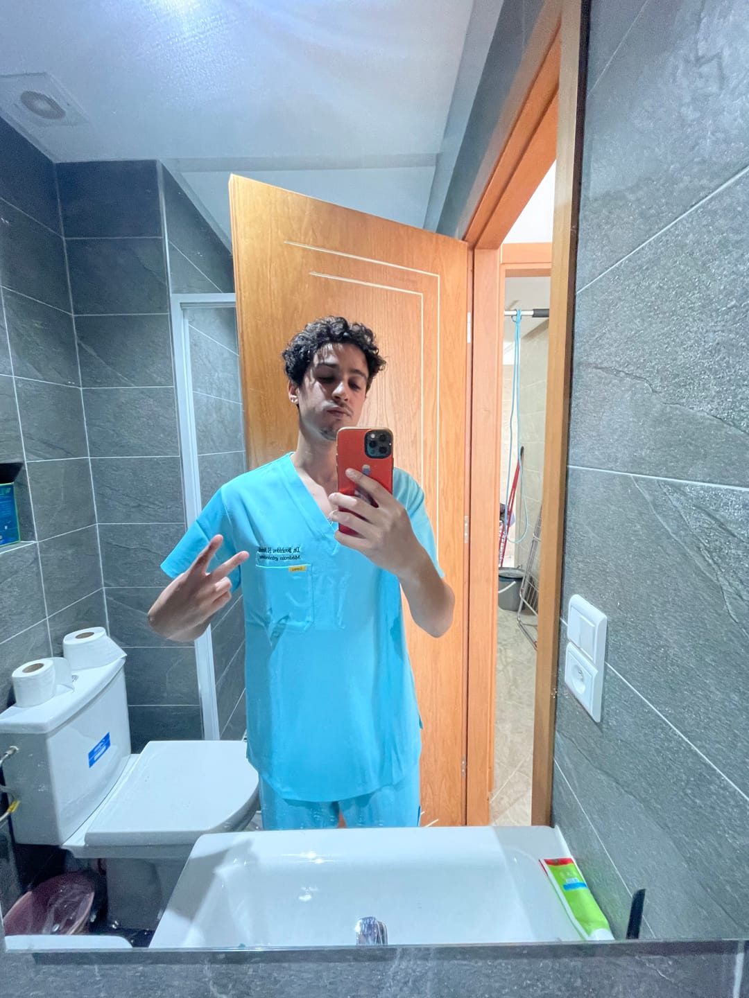 Customer photo review of Pyjama de Bloc Col V Stretch - Homme