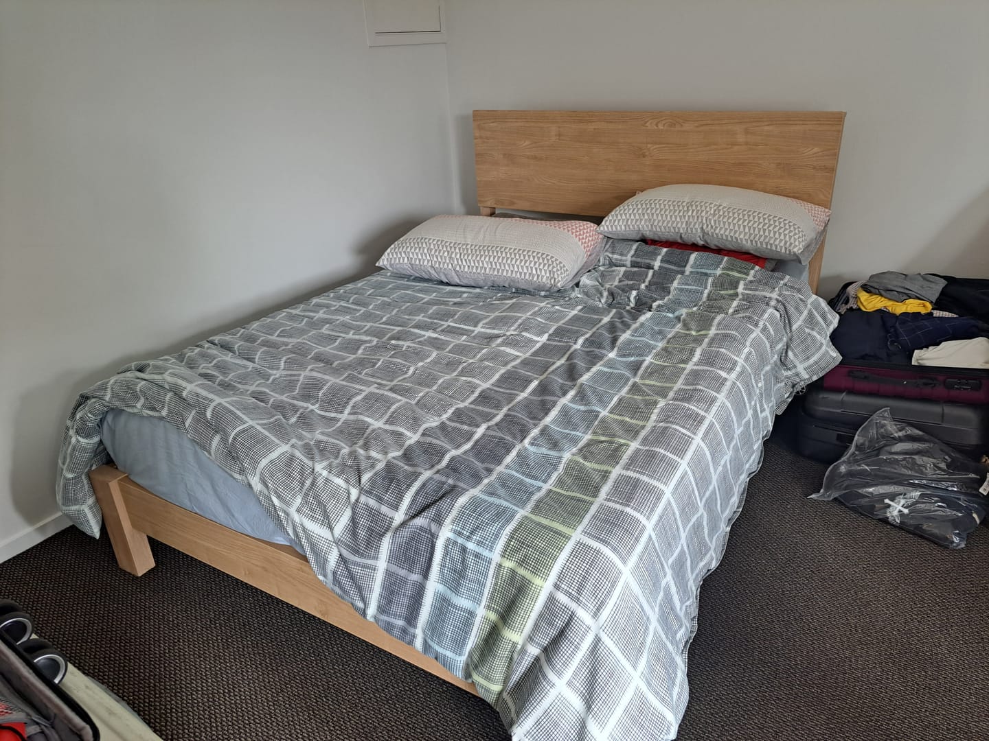 Customer photo review of Modena Bed Frame, Oak, Double
