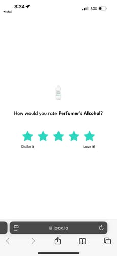 Customer photo review of Perfumer's Alcohol