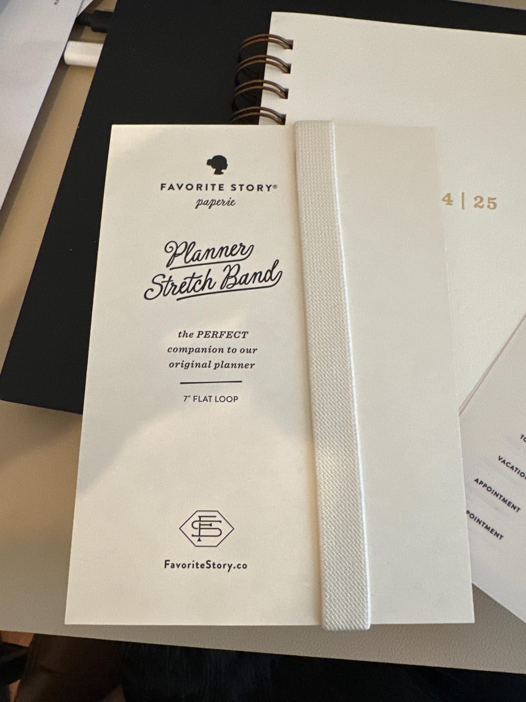 Customer photo review of Planner Stretch Band