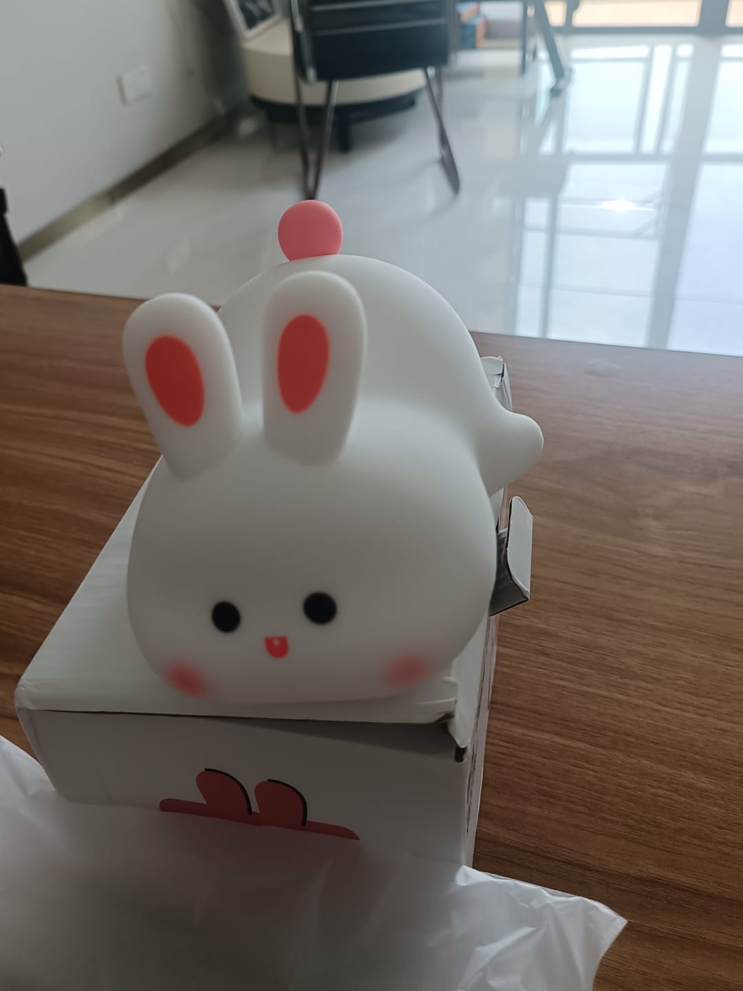 Customer photo review of MeWaii® Squishy Silicone Tap Tap Night Light 2025 - Best Gift For Girls and Kids