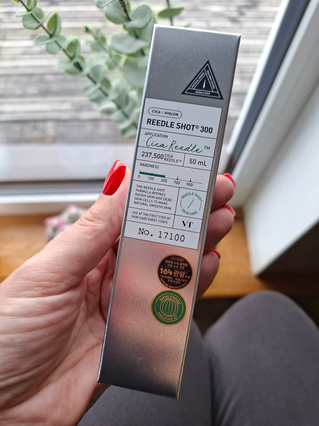 Customer photo review of Intensīvs serums-būsteris ar mikroadatām VT Cosmetics Reedle Shot 300