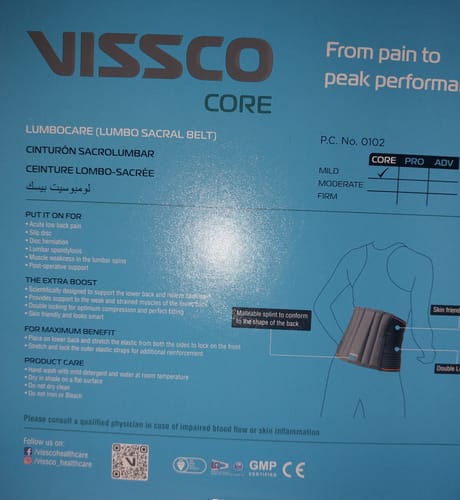 Customer photo review of Lumbocare (Lumbo Sacral Belt) | Provides Support to the Lower Back | Pain solution for Back and Abdomen (Grey)
