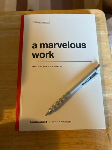 Customer photo review of A Marvelous Work