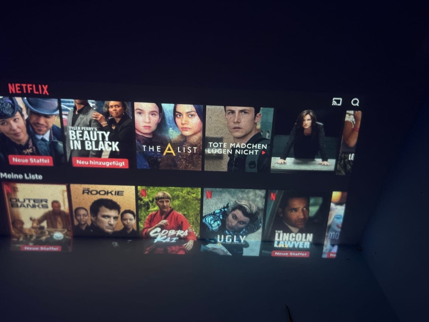 Customer photo review of FeliFlixPro™ 2.0 Heimkino Projektor