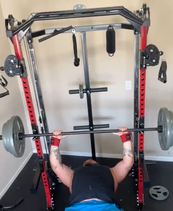Customer photo review of HR05 Half Rack Functional Trainer