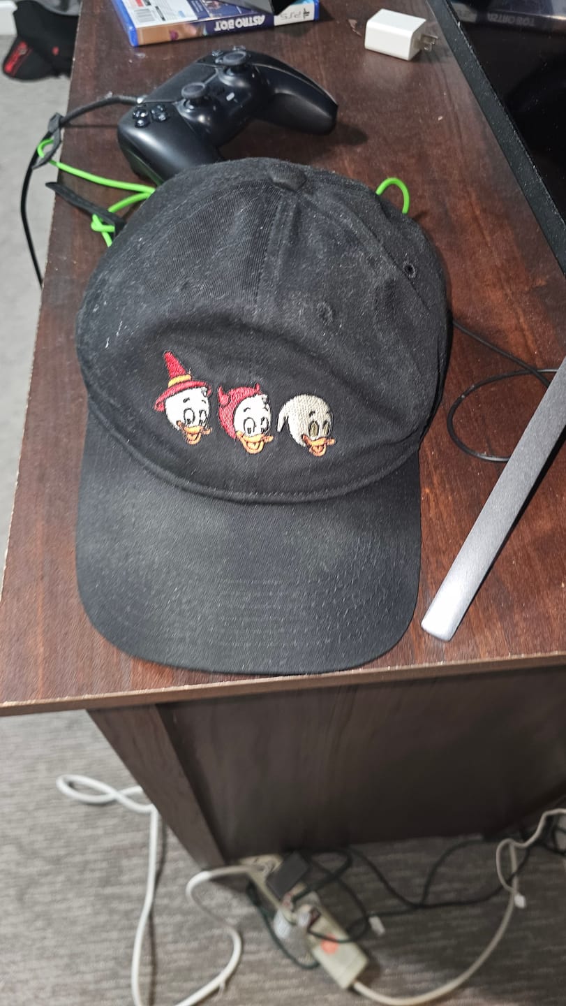 Customer photo review of Disney "Tricks, Treats, and Trouble" – Dad Hat