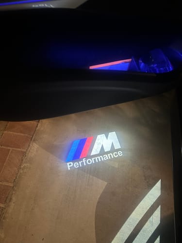 Customer photo review of BMW G SERIES DOOR LIGHTS