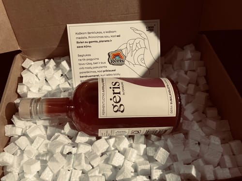 Customer photo review of GĖRIS - fermentuotas juodųjų serbentų gėrimas