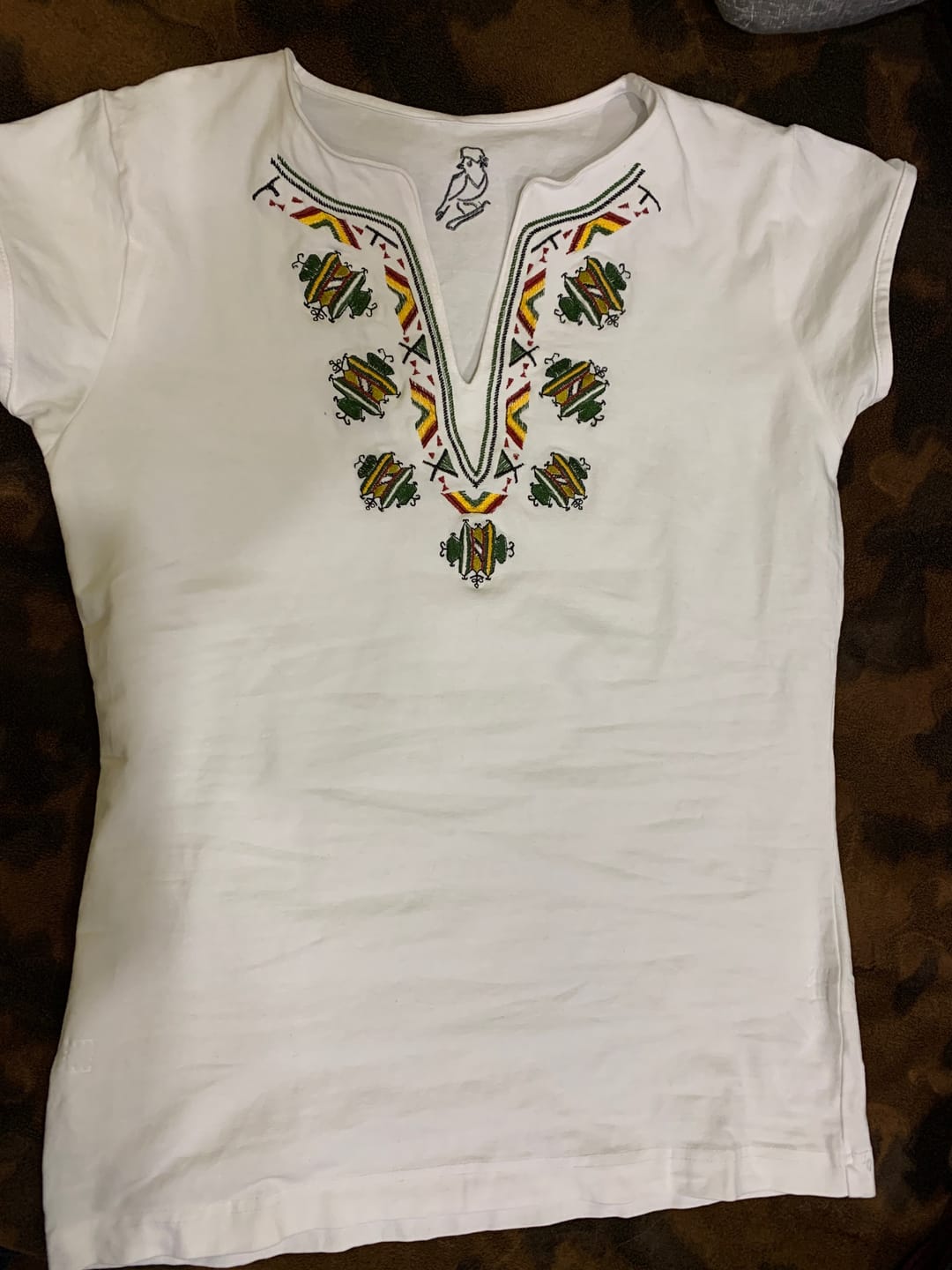 Customer photo review of Тениска с V деколте "от Шоплука"