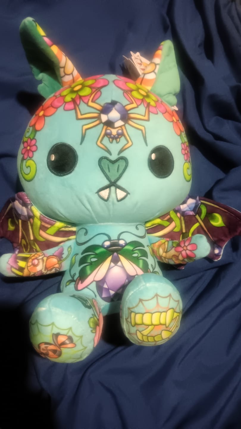 Customer photo review of Sapphire the Bat Plushie
