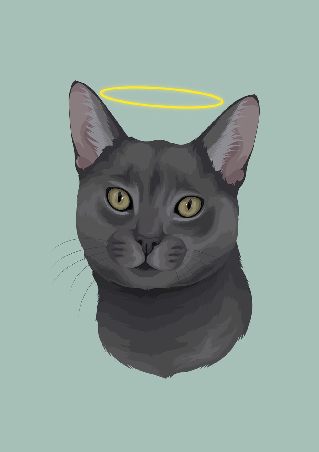 Customer photo review of Memorial Portrait