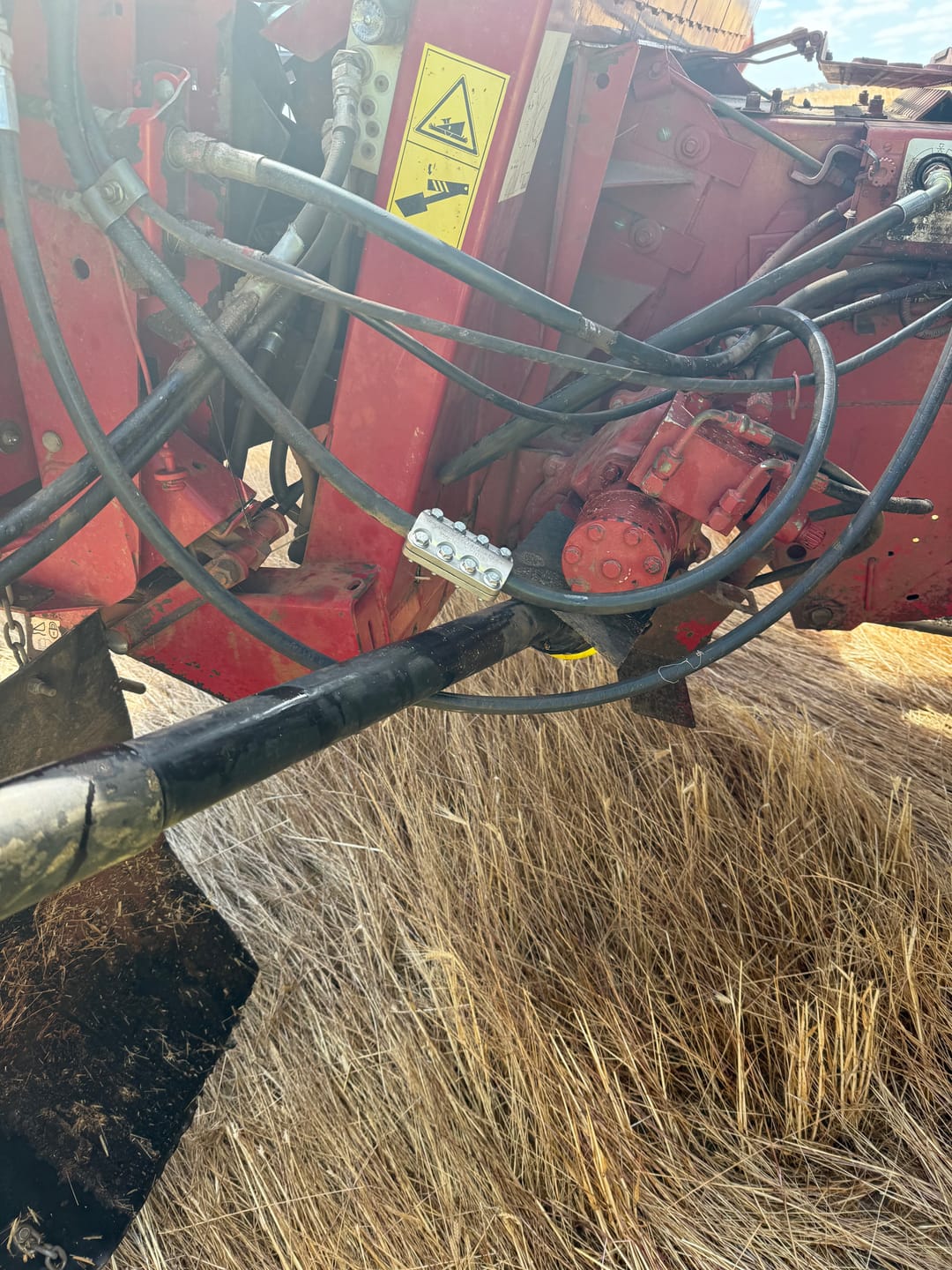 Customer photo review of 1/2" Hydraulic Hose Repair Clamp and Joining Barb