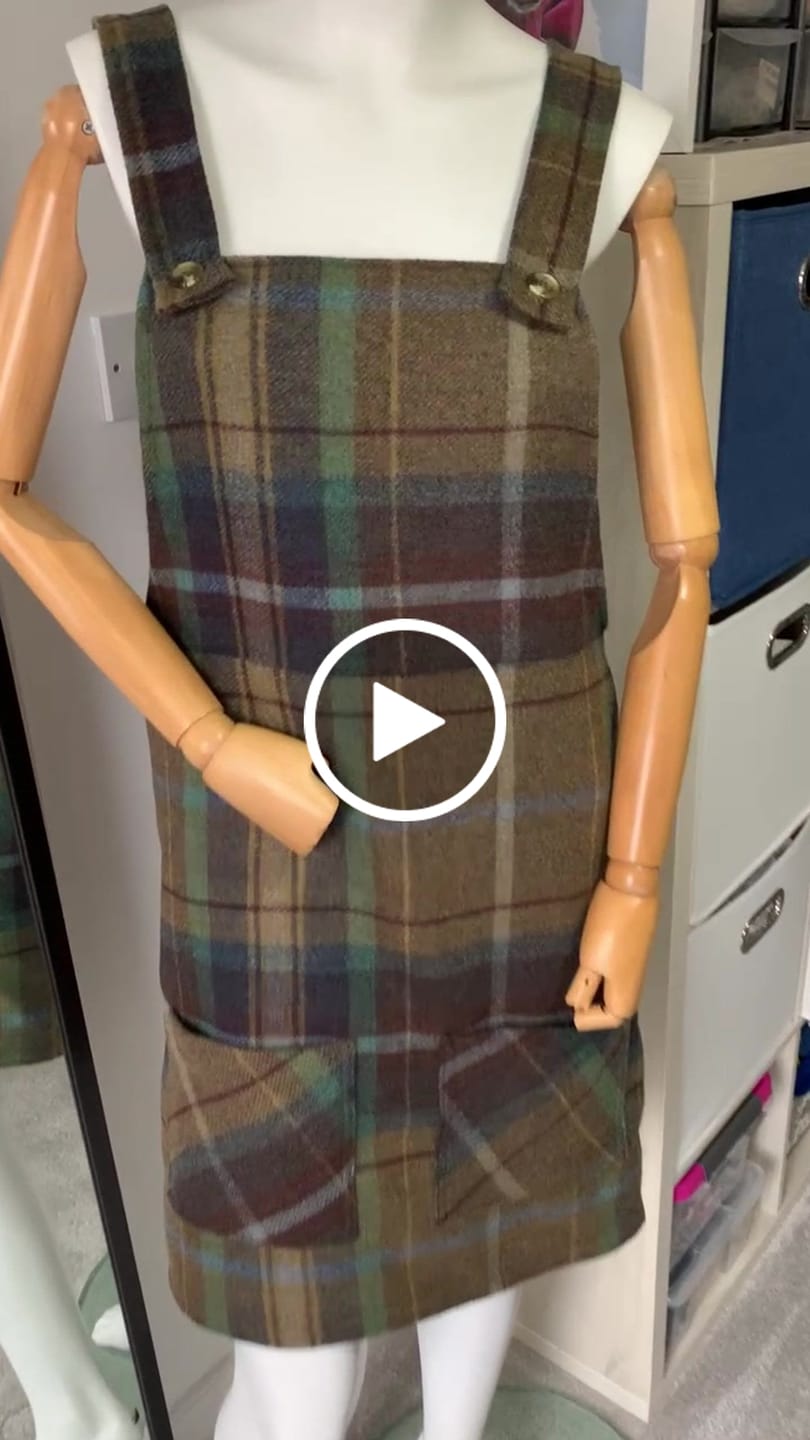 Customer video review of Tartan Wool Touch Fabric