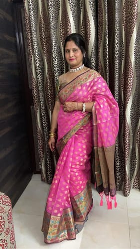 Customer photo review of Dhari Pahuchi Silver Bracelet (pair)