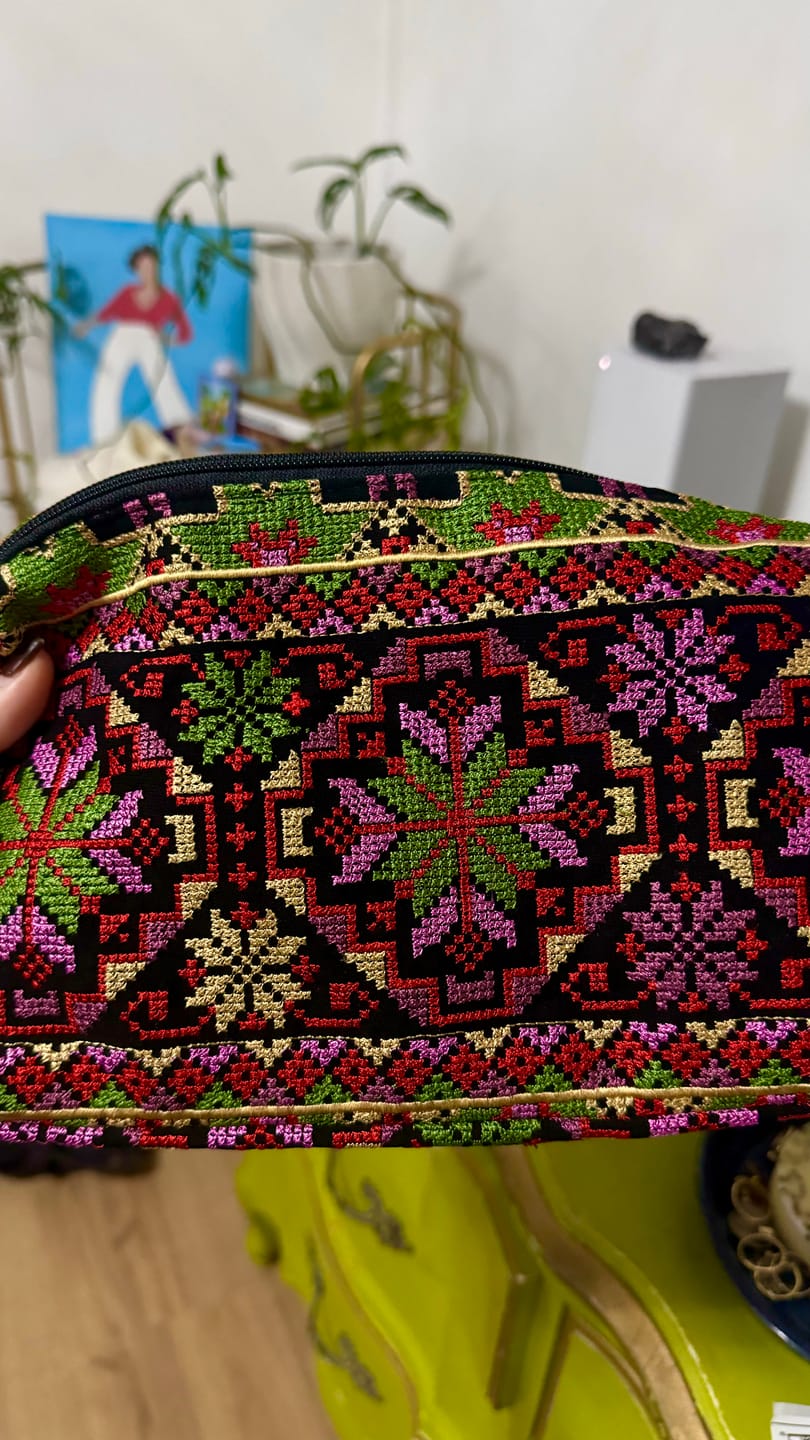 Customer photo review of Embroidered Baguette Bag
