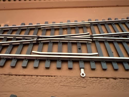 Customer photo review of WalthersTrack 948-83017 Code 83 Nickel Silver DCC Friendly Number 6 Turnout -- Left Hand, HO