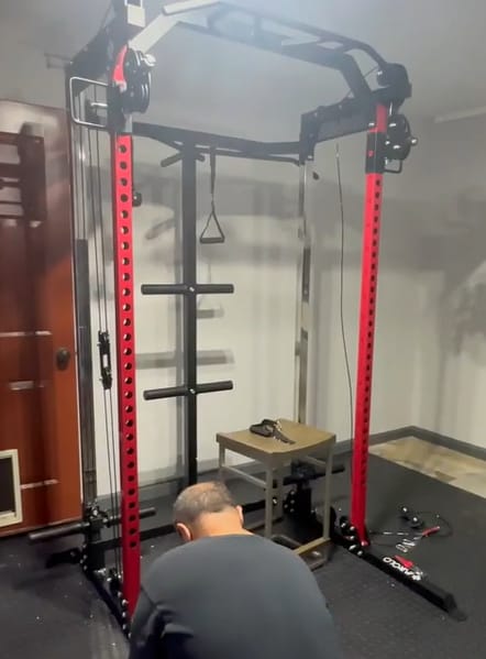 Customer photo review of HR05 Half Rack Functional Trainer