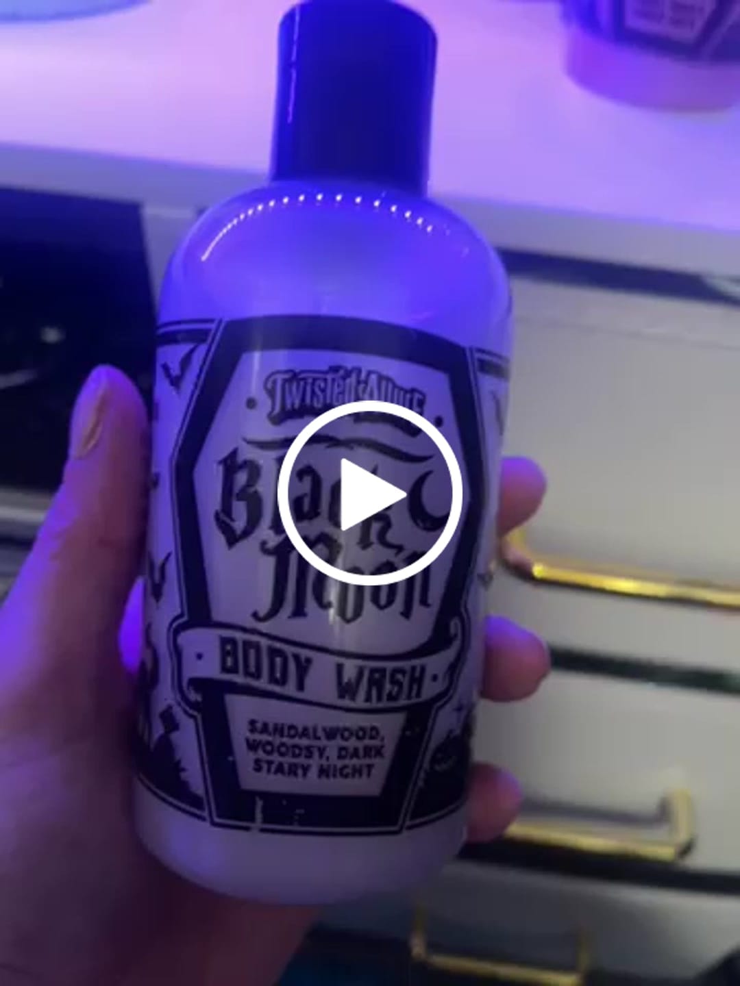 Customer video review of Black Moon  Body Wash