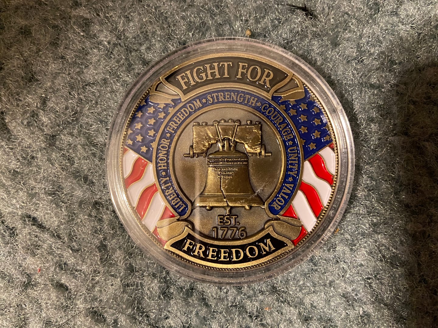 Customer photo review of Hold The Line Coins
