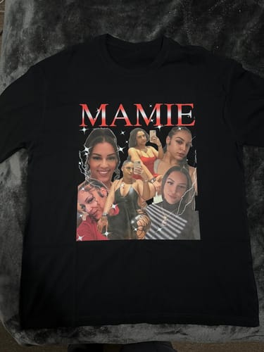 Customer photo review of CUSTOM VINTAGE TEE