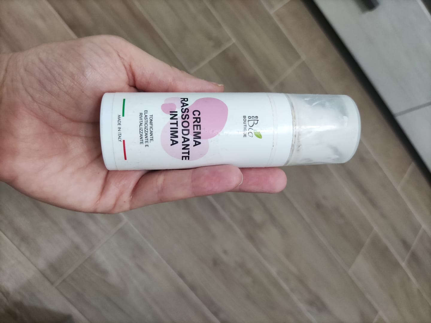 Customer photo review of Crema Rassodante Intima